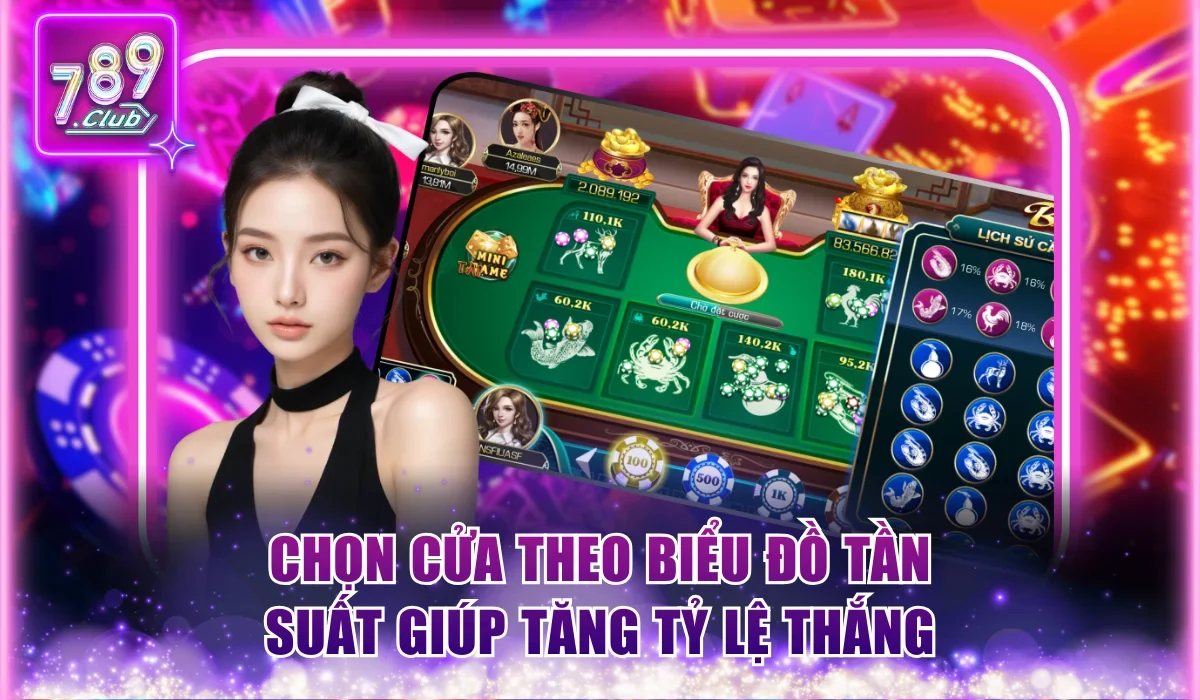Luật Chơi Bầu Cua Big 5 789Club Và Cách Đặt Cửa Cho Tân Binh 3 Chọn cửa theo biểu đồ tần suất giúp tăng tỷ lệ thắng