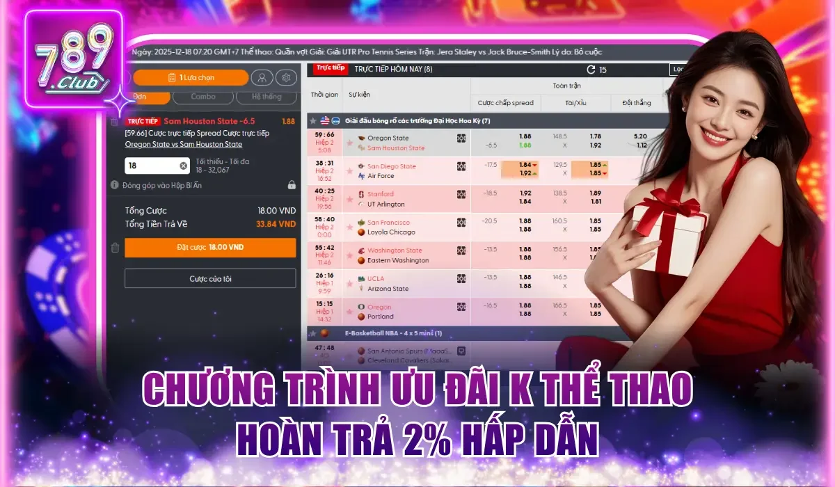 Khuyến Mãi 789Club - Ưu Đãi Cực Khủng Tặng Thưởng Miễn Phí 2 chuong trinh uu dai k the thao hoan tra 2 hap dan
