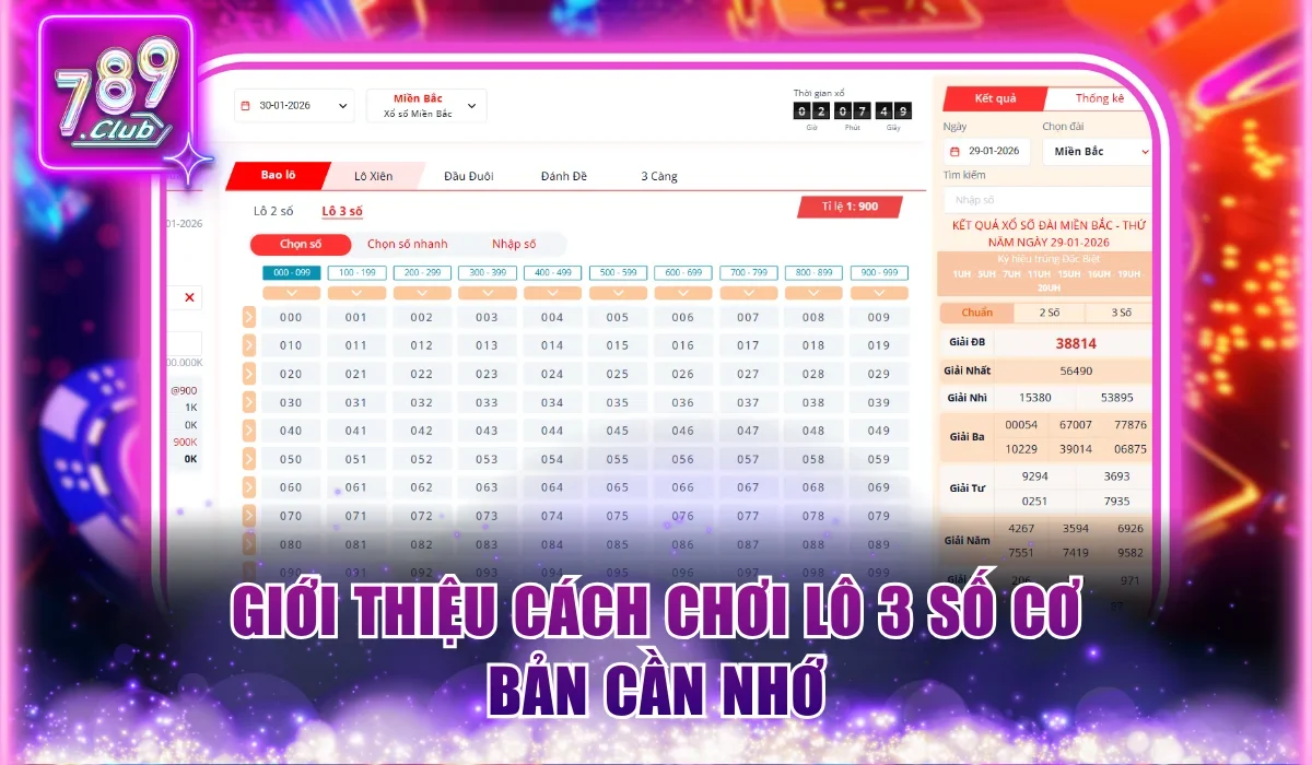 Giới thiệu cách chơi lô 3 số cơ bản cần nhớ